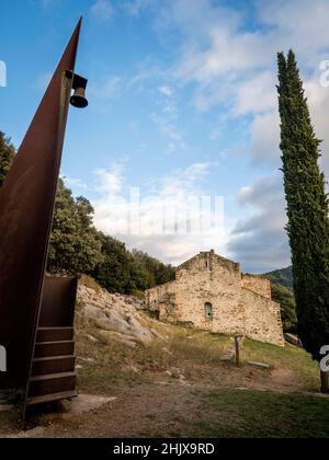 Sant Quirze de Pedret, Cercs (Berguedà) Stockfoto