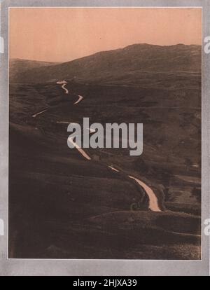 Die letzte halbe Meile des Kirkstone Passes. Westmorland (1923) Stockfoto