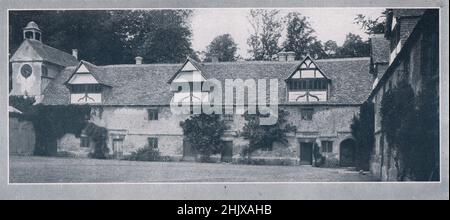 Die Ställe, Lacock Abbey . Wiltshire (1923) Stockfoto