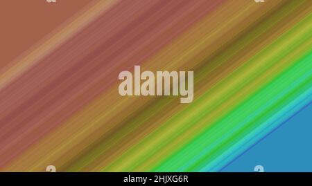 Abstrakter Hintergrund von brauner und grüner Farbe mit diagonalen Längsstreifen Stockfoto
