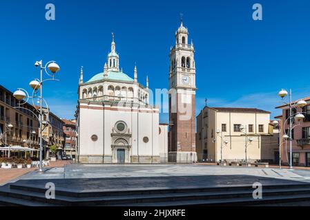 Historisches Zentrum von Busto Arsizio, Italien Stockfoto