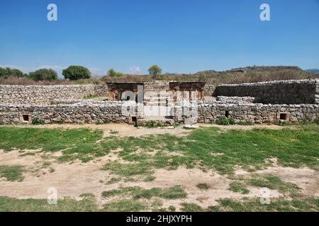 Taxila, Sirkap Ruinen einer befestigten Stadt, Pakistan Stockfoto