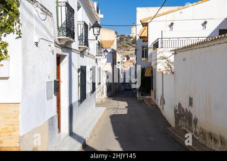 Zurgena Stadt, Almanzora Tal, Almeria Provinz, Andalucía, Spanien Stockfoto