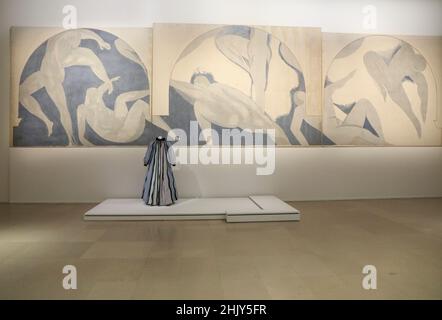 YVES SAINT LAURENT IM MUSÉE D'ART MODERNE PARIS Stockfoto