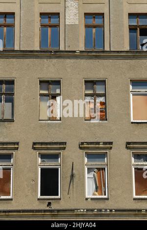 Leerstand Geisterhaus, Chausseestraße 53, Mitte, Berlin, Deutschland Stockfoto