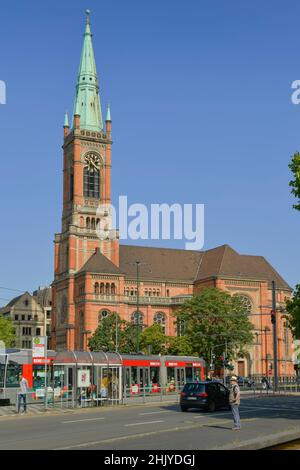 Johanneskirche, Martin-Luther-Platz, Düsseldorf, Nordrhein-Westfalen, Deutschland Stockfoto