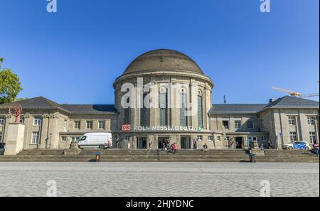 Bahnhof Messe Deutz, Deutz, Köln, Nordrhein-Westfalen, Deutschland Stockfoto