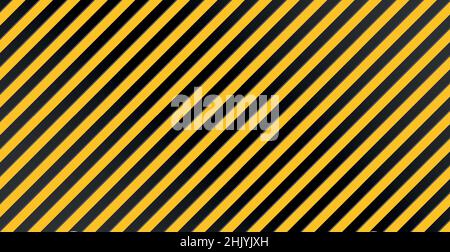 Abstrakter panoramischer Hintergrund gelbe diagonale Linien - Vektor-Illustration Stock Vektor