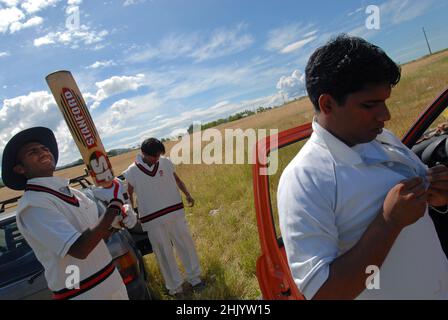 Rom, Italien 04/06/2006: Gallicano di Roma, Cricket-Spiel zwischen Bangla Roma und Latina Team gültig für die Serie B Meisterschaft. © Andrea Sabbadini Stockfoto