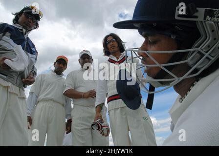 Rom, Italien 04/06/2006: Gallicano di Roma, Cricket-Spiel zwischen Bangla Roma und Latina Team gültig für die Serie B Meisterschaft. © Andrea Sabbadini Stockfoto