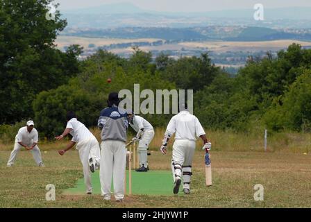 Rom, Italien 04/06/2006: Gallicano di Roma, Cricket-Spiel zwischen Bangla Roma und Latina Team gültig für die Serie B Meisterschaft. © Andrea Sabbadini Stockfoto