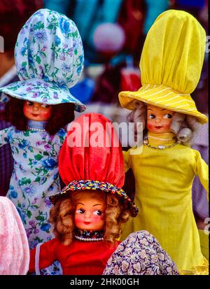 Drei kleine Frauen Stockfoto