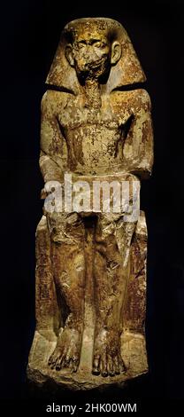 Wahka, Sohn von Neferhoptep, Königreich Mittel, 13th Dynastie, (1760 v. Chr.), QAW el-Kebir, Ägypten (Museo Egizio di Torino Italien) Stockfoto
