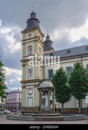 Kathedrale der Heiligen Auferstehung in Ivano-Frankivsk, Ukraine Stockfoto