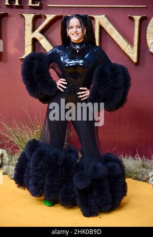 Rosalia, The Lion King European Premiere, Odeon Luxe, Leicester Square, London. VEREINIGTES KÖNIGREICH Stockfoto