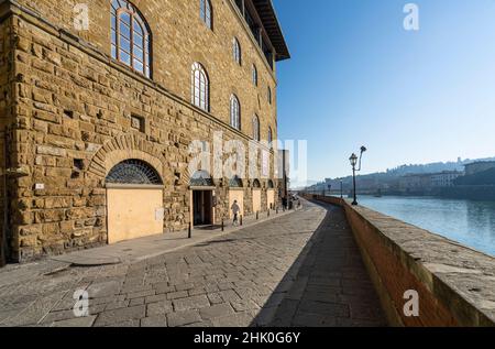 Florenz, Italien. Januar 2022. Blick auf das Stadtzentrum Stockfoto