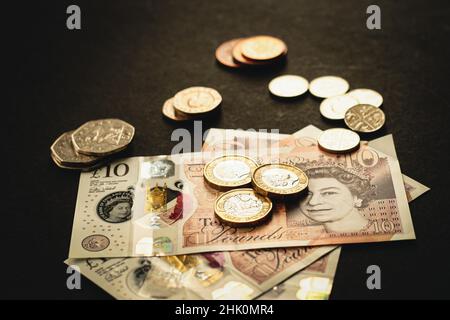 Bargeld Stockfoto
