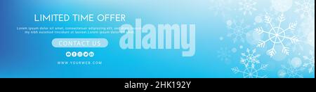 LinkedIn Business Social Media Template Design professional Stock Vektor