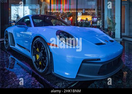 Sportwagen Porsche 911 GT3 Stockfoto