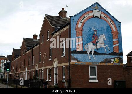 Straßen von Belfast Stockfoto