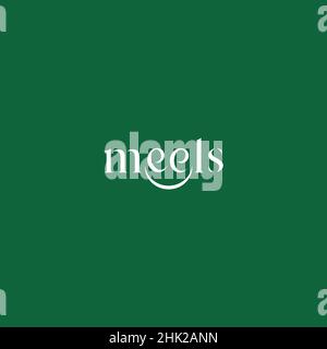 Moderne und professionelle Logos von Meels eignen sich für Logos von Lebensmittelprodukten Stock Vektor