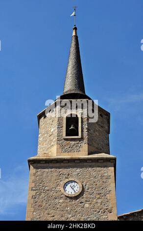 Kirche Sant Cristòfol in Campdevànol in der Region Ripolles Provinz Gerona,Katalonien,Spanien Stockfoto