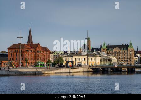 Schweden, Scania, Malmö, Inre Hamnen Innenhafen Stockfoto