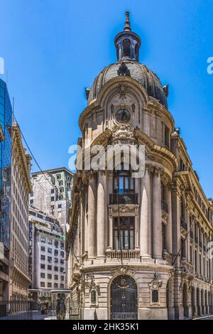 Handelsbörse, Bolsa de Comercio, Santiago, Chile Stockfoto