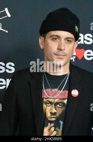 Los Angeles, Kalifornien, USA 1st. Februar 2022 Rapper/Produzent G-Eazy, aka Gerald Earl Gillum besucht Paramount Pictures 'Jackass Forever' US-Premiere am 1. Februar 2022 im TCL Chinese Theatre in Los Angeles, Kalifornien, USA. Foto von Barry King/Alamy Live News Stockfoto