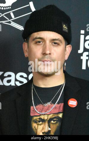 Los Angeles, Kalifornien, USA 1st. Februar 2022 Rapper/Produzent G-Eazy, aka Gerald Earl Gillum besucht Paramount Pictures 'Jackass Forever' US-Premiere am 1. Februar 2022 im TCL Chinese Theatre in Los Angeles, Kalifornien, USA. Foto von Barry King/Alamy Live News Stockfoto