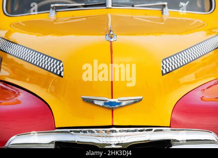 1948 Chevrolet New York Taxi Cab Abstract. VEREINIGTES KÖNIGREICH Stockfoto