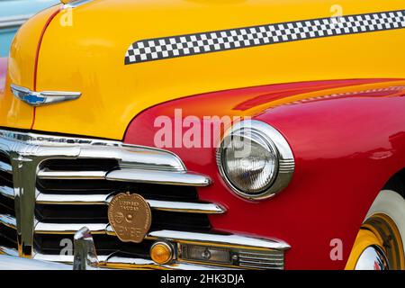 1948 Chevrolet New York Taxi Cab Abstract. VEREINIGTES KÖNIGREICH Stockfoto