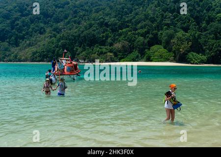 Ko Surin Island, Mu Koh Surin Marine National Park, Thailand. Stockfoto