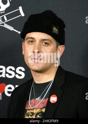 Los Angeles, Kalifornien, USA 1st. Februar 2022 Rapper/Produzent G-Eazy, aka Gerald Earl Gillum besucht Paramount Pictures 'Jackass Forever' US-Premiere am 1. Februar 2022 im TCL Chinese Theatre in Los Angeles, Kalifornien, USA. Foto von Barry King/Alamy Live News Stockfoto