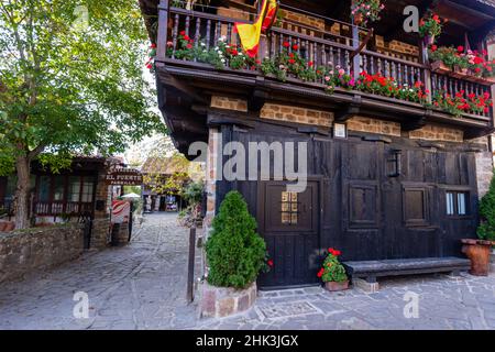 Barcena Bürgermeister, Dorf, Kantabrien, Spanien. Stockfoto