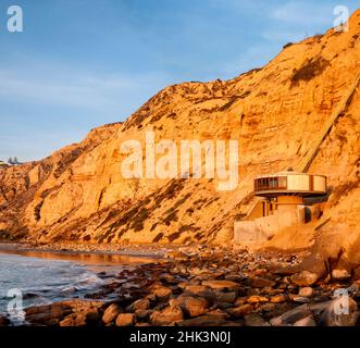 USA, Kalifornien, La Jolla, The Bell Pavilion (Mushroom House) (nur zur redaktionellen Verwendung) Stockfoto