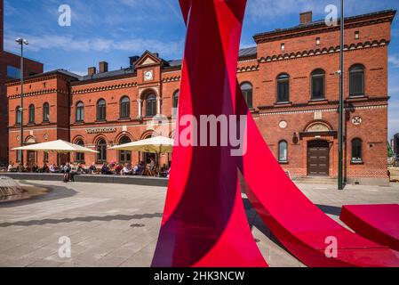 Schweden, Scania, Malmö, Malmö, Malmö Vastra Station Restaurant und Bar im ehemaligen Bahnhof Stockfoto