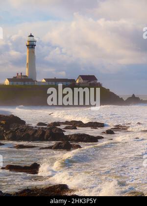 Pigeon Point Lighthouse, Big Sur, Kalifornien, USA Stockfoto
