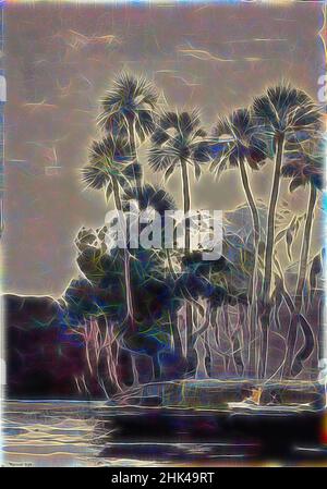 Inspiriert von Homosassa River, Winslow Homer, American, 1836-1910, Aquarell mit Zusatz von Gummi über Graphit auf cremefarbenem, mäßig dickem, mäßig strukturiertem, gewobeltem Papier, 1904, 19 11/16 x 13 7/8 Zoll, 50 x 35,2 cm, amerikanisch, Boot, brackig, Citrus County, Flussmündung, Angeln, Florida, Natur im Freien, neu erfunden von Artotop. Klassische Kunst neu erfunden mit einem modernen Twist. Design von warmen fröhlichen Leuchten der Helligkeit und Lichtstrahl Strahlkraft. Fotografie inspiriert von Surrealismus und Futurismus, umarmt dynamische Energie der modernen Technologie, Bewegung, Geschwindigkeit und Kultur zu revolutionieren Stockfoto