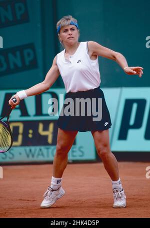 Südafrikanische Tennisspielerin Amanda Coetzer, 1990er Jahre Stockfoto