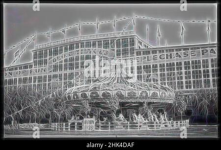 Inspiriert von View of Coney Island, Eugene Wemlinger, Cellulosenitrat negativ, 1903, 6 x 3 3/4 Zoll, 15,2 x 9,5 cm, Brooklyn, Coney Island, Anfang des 20th. Jahrhunderts, historisches Brooklyn, merry go round, old Brooklyn, Fahrten, Hindernislauf, vintage, Neu gestaltet von Artotop. Klassische Kunst neu erfunden mit einem modernen Twist. Design von warmen fröhlichen Leuchten der Helligkeit und Lichtstrahl Strahlkraft. Fotografie inspiriert von Surrealismus und Futurismus, umarmt dynamische Energie der modernen Technologie, Bewegung, Geschwindigkeit und Kultur zu revolutionieren Stockfoto