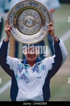 Spanische Tennisspielerin und Trainerin Conchita Martinez, Wimbledon, Großbritannien 1994 Stockfoto