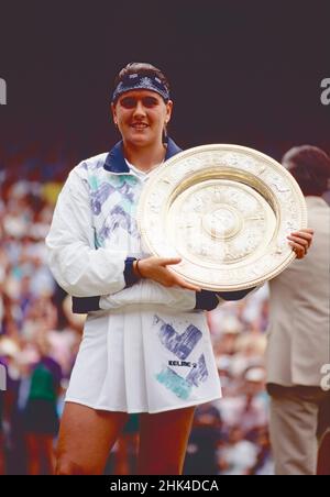 Spanische Tennisspielerin und Trainerin Conchita Martinez, Wimbledon, Großbritannien 1994 Stockfoto