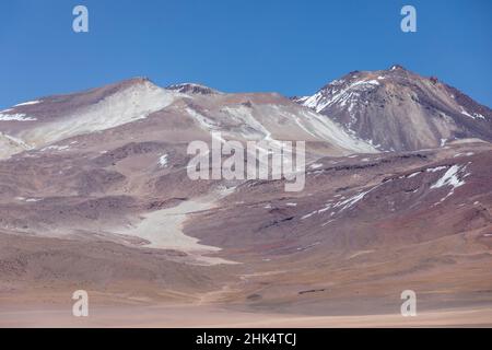 Der hohe altiplano in der Nähe des Andenfauna-Nationalreservats Eduardo Avaroa, Abteilung Potosi, Bolivien, Südamerika Stockfoto