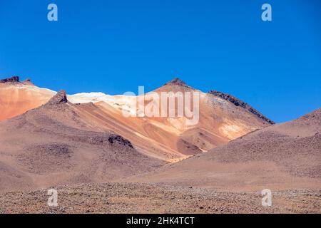 Der hohe altiplano in der Nähe des Andenfauna-Nationalreservats Eduardo Avaroa, Abteilung Potosi, Bolivien, Südamerika Stockfoto