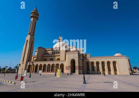 Die große Moschee, Manama, Königreich Bahrain, Naher Osten Stockfoto