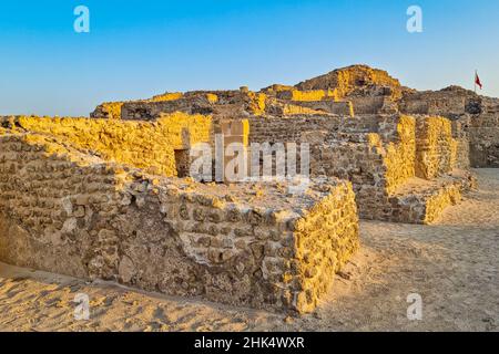 Qal'at al-Bahrain (Fort Bahrain), UNESCO-Weltkulturerbe, Königreich Bahrain, Naher Osten Stockfoto