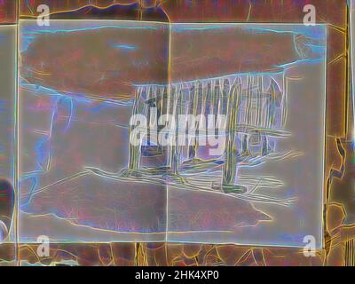 Inspiriert von Spanish Sketch Mounted in Scrap Book, Edward Penfield, Amerikaner, 1866-1925, Aquarell und Graphit auf Papier montiert in Schrott Buch, ca. 1911, Blatt, ungefaltet: 9 1/4 x 13 1/8 Zoll, 23,5 x 33,3 cm, neu erfunden von Artotop. Klassische Kunst neu erfunden mit einem modernen Twist. Design von warmen fröhlichen Leuchten der Helligkeit und Lichtstrahl Strahlkraft. Fotografie inspiriert von Surrealismus und Futurismus, umarmt dynamische Energie der modernen Technologie, Bewegung, Geschwindigkeit und Kultur zu revolutionieren Stockfoto