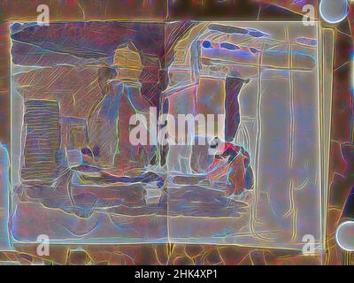 Inspiriert von Spanish Sketch Mounted in Scrap Book, Edward Penfield, Amerikaner, 1866-1925, Aquarell und Graphit auf Papier montiert in Schrott Buch, ca. 1911, Blatt, ungefaltet: 9 1/4 x 13 1/8 Zoll, 23,5 x 33,3 cm, neu erfunden von Artotop. Klassische Kunst neu erfunden mit einem modernen Twist. Design von warmen fröhlichen Leuchten der Helligkeit und Lichtstrahl Strahlkraft. Fotografie inspiriert von Surrealismus und Futurismus, umarmt dynamische Energie der modernen Technologie, Bewegung, Geschwindigkeit und Kultur zu revolutionieren Stockfoto