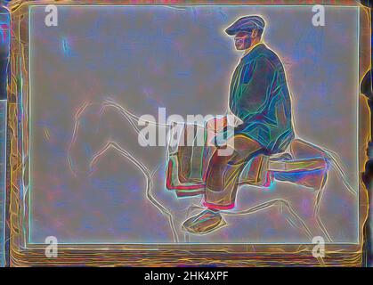 Inspiriert von Spanish Sketch Mounted in Scrap Book, Edward Penfield, Amerikaner, 1866-1925, Aquarell und Graphit auf Papier montiert in Schrott Buch, ca. 1911, Blatt: 8 x 11 1/16 Zoll, 20,3 x 28,1 cm, neu gestaltet von Artotop. Klassische Kunst neu erfunden mit einem modernen Twist. Design von warmen fröhlichen Leuchten der Helligkeit und Lichtstrahl Strahlkraft. Fotografie inspiriert von Surrealismus und Futurismus, umarmt dynamische Energie der modernen Technologie, Bewegung, Geschwindigkeit und Kultur zu revolutionieren Stockfoto